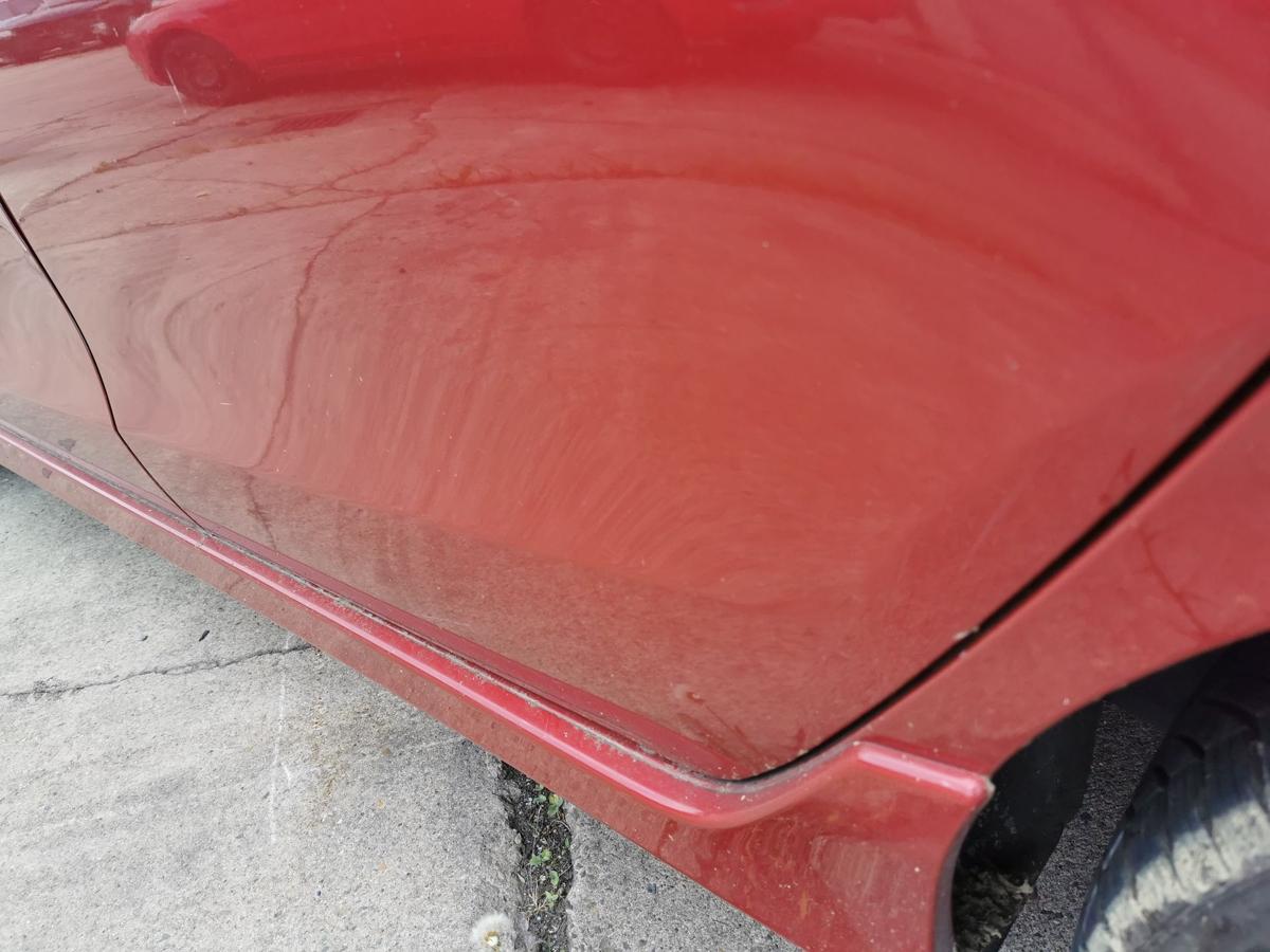 Hyundai I30 CW FD Tür Autotür Rohbautür Fondtür hinten links HAT Glowing Red