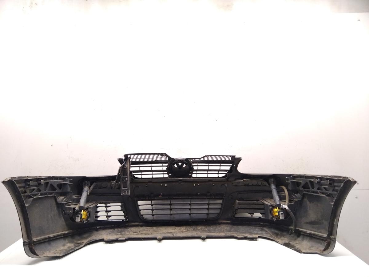 VW Golf 5 Variant orig Sto&szlig;stange Sto&szlig;f&auml;nger vorn LC9X Deep Black mit SRA BJ2007