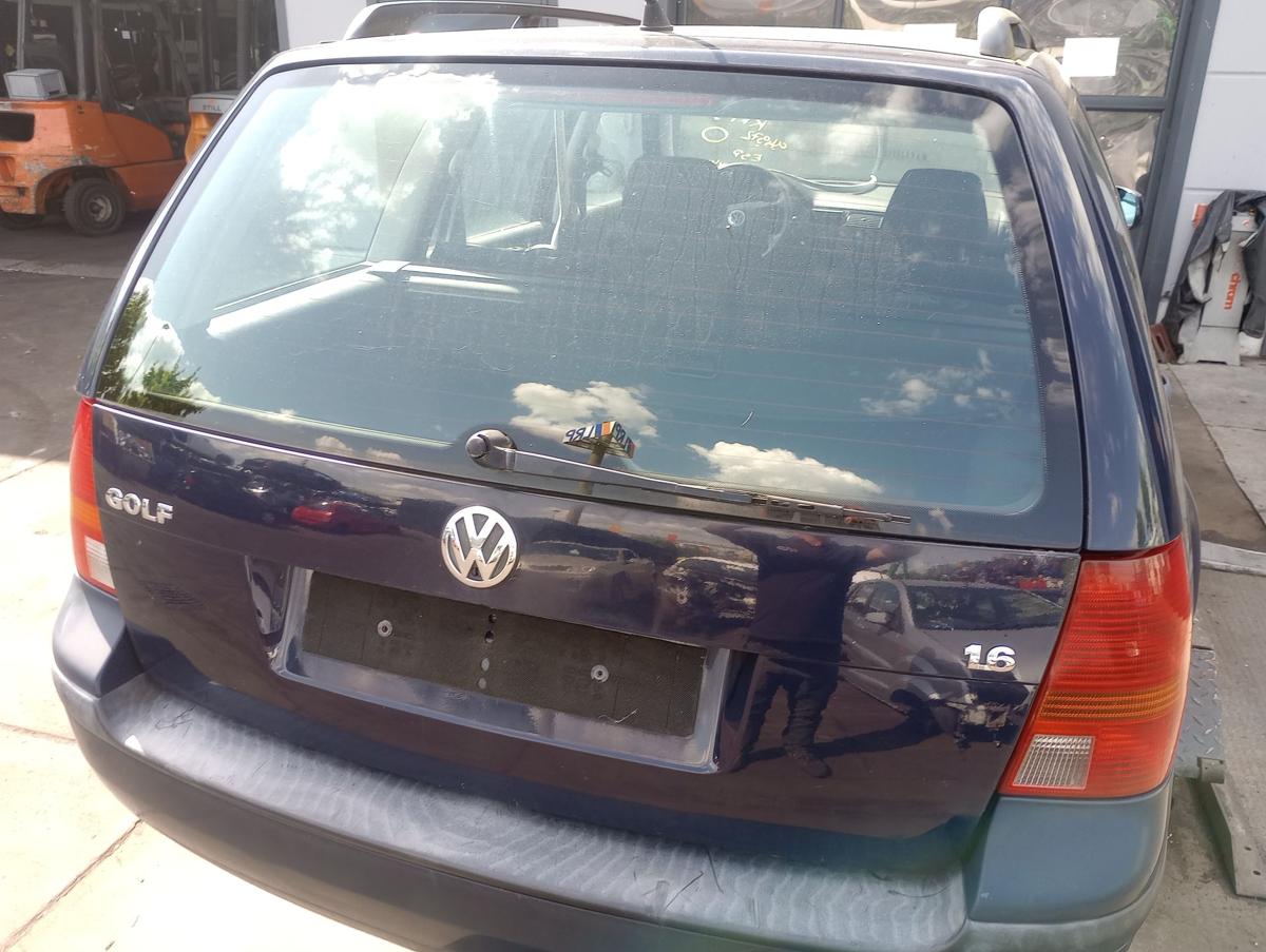 VW Golf VI 4 Variant orig Hecklappe mit Scheibe Kombi LA5G Blau Bj 2000