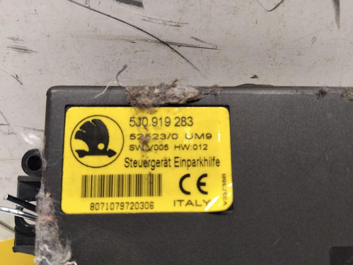 Skoda Fabia 2 Kombi 5J original Steuerger&auml;t Einparkhilfe PDC 5J0919283 Bj.2008