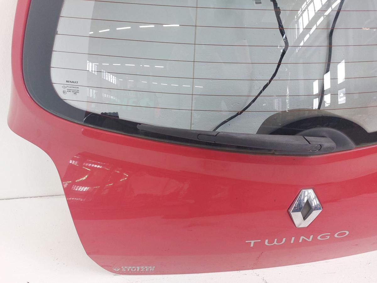 Heckklappe mit Heckscheibe Kofferraumdeckel OV727 span rot Renault Twingo 2 GN0