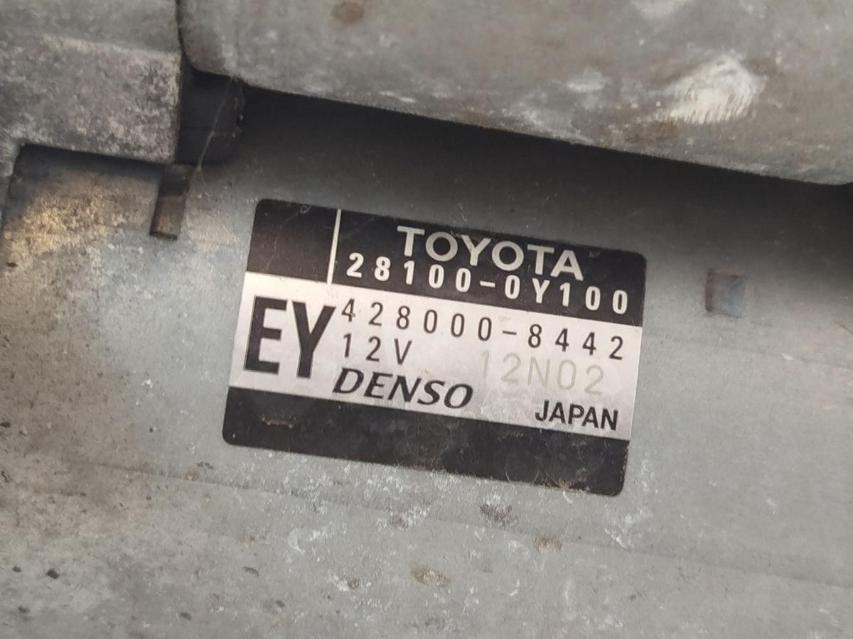 Toyota Yaris XP13 Anlasser Starter 6 Gang Schaltgetriebe DENSO 428000-8442