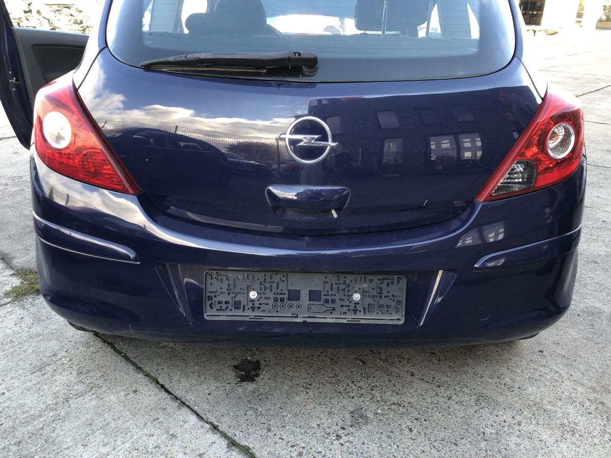 Opel Corsa D Heckklappe Kofferklappe mit Heckscheibe 3 türer Z20Z Royalblau
