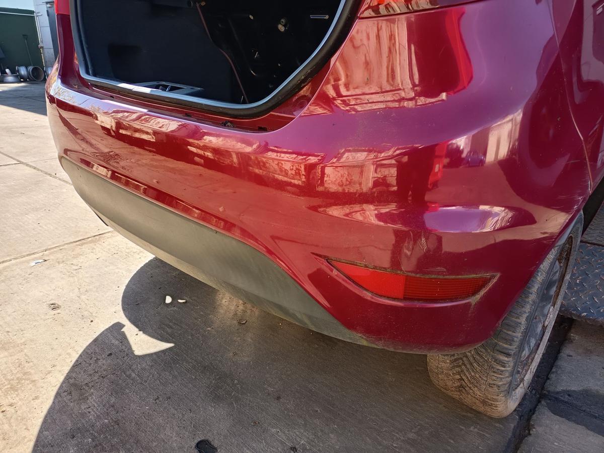 Ford Fiesta MK7 original Sto&szlig;stange hinten Hot Magenta vor Facelift Bj 2009