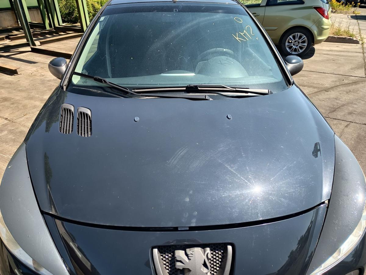 Peugeot 206+ orig Motorhaube Klappe KTG Grau Front Bj 2009