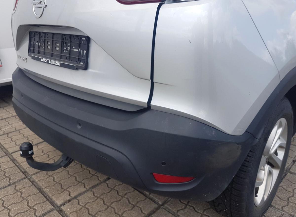 Opel Crossland X Sto&szlig;stange Sto&szlig;f&auml;nger hinten in schwarz Bj2018 Modell bis2020