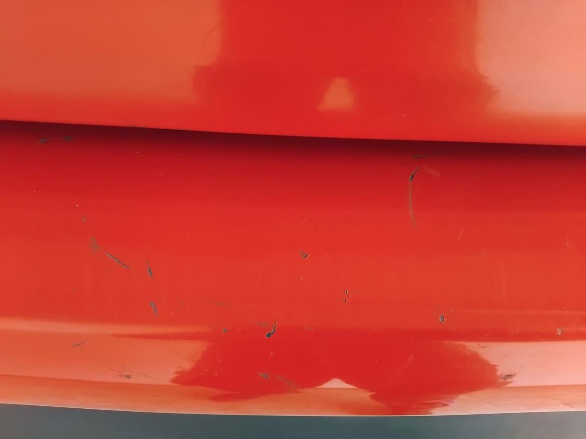 VW Golf 5 1K orig.Stossf&auml;nger Sto&szlig;stange hinten tornadorot LY3D Flie&szlig;heck BJ2004