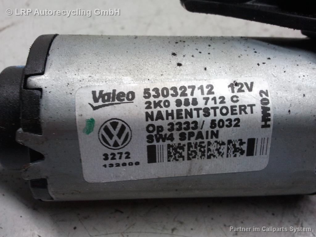 VW Caddy 2C BJ2012 Motor Heckwischer hinten 2K0955712C Valeo