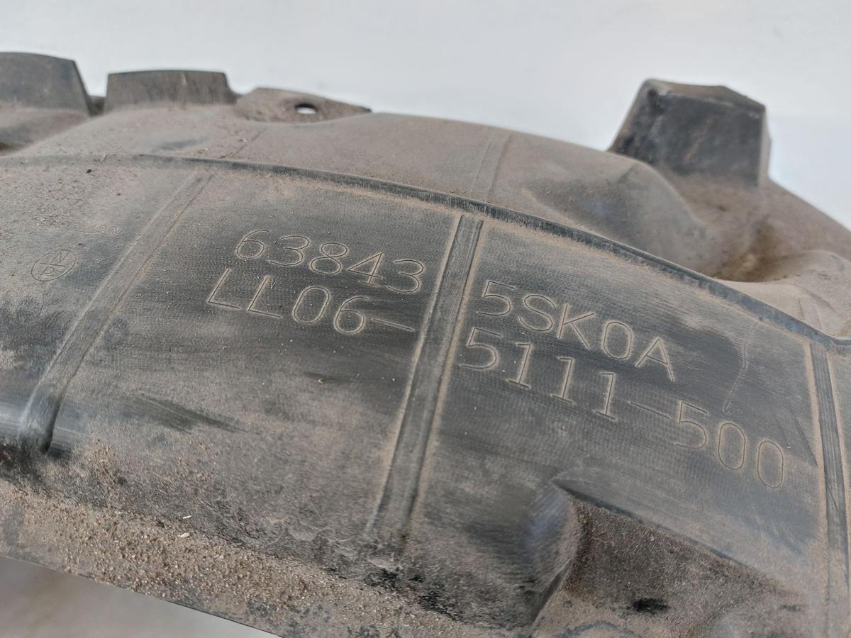 Nissan Leaf ZE1 40kWh Radhausschale Innenkotfl&uuml;gel vorn links Steinschlagschutz