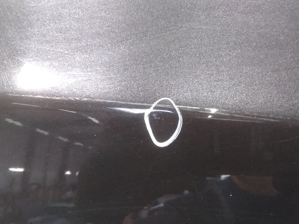 Chevrolet Spark M300 T&uuml;r hinten rechts schwarzmetallic GAR Bj.2010