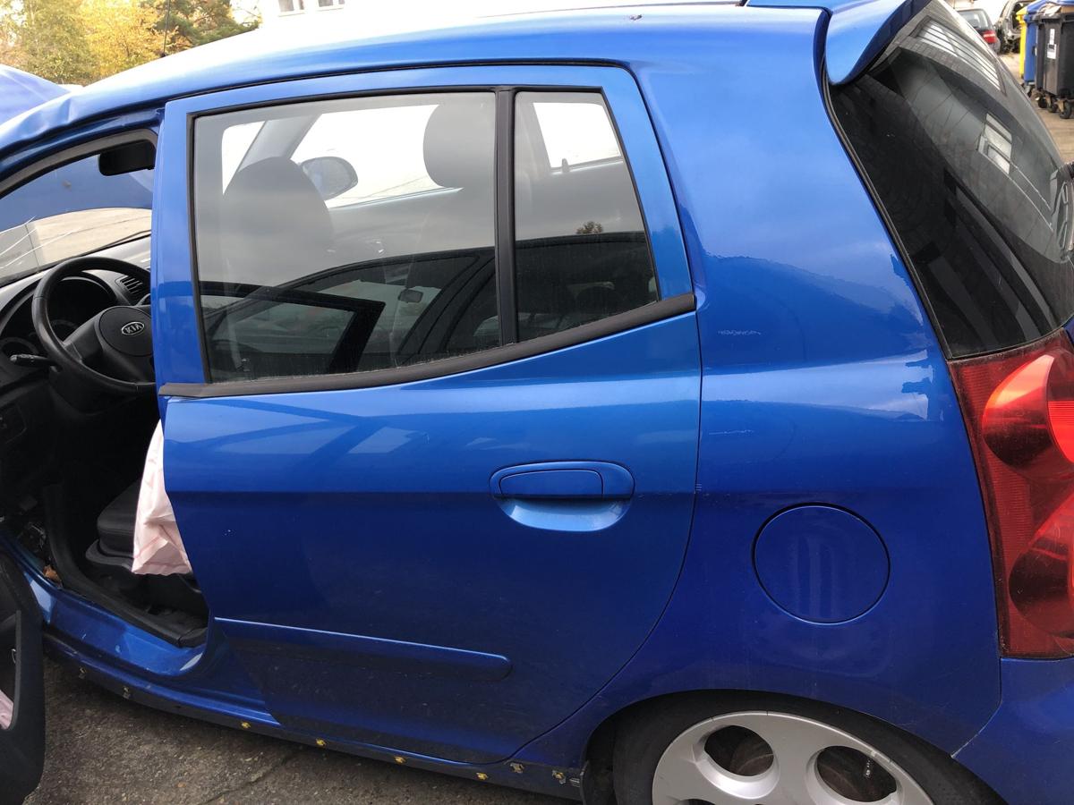 Kia Picanto BA ab 2007 Tür hinten links Fondtür C0 Cool Blue Autotür Rohbau