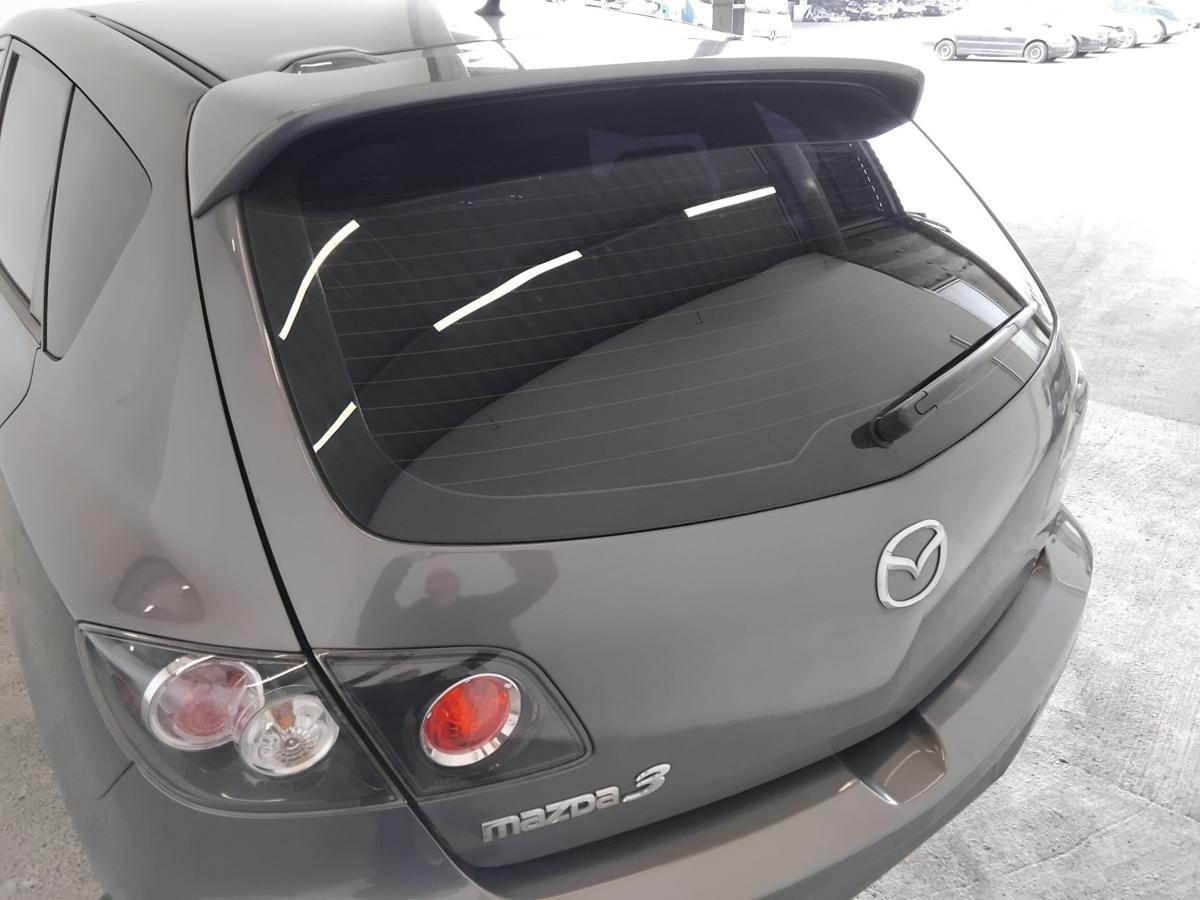 Mazda 3 BK Heckklappe graumetallic 5t&uuml;rig Flie&szlig;heck mit Scheibe BJ2008 Facelift