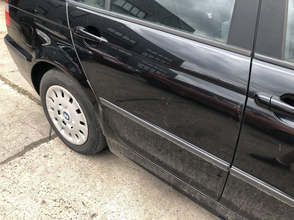 BMW 3er E46 Facelift T&uuml;r hinten rechts Fondt&uuml;r Rohbau Limo 475/9 Black Saphir