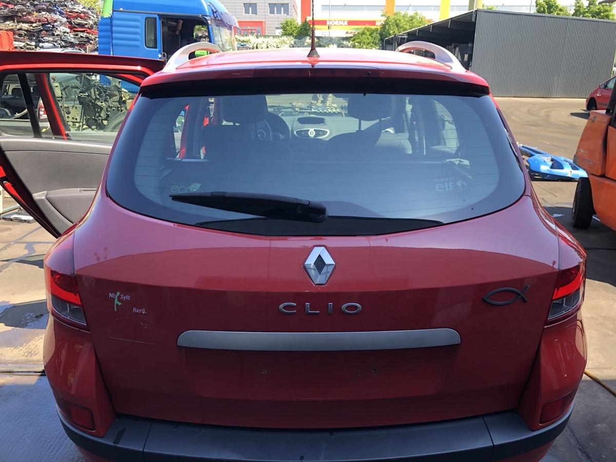 Renault Clio III Grandtour original Heckklappe mit Scheibe 727 Spanischrot Bj 08