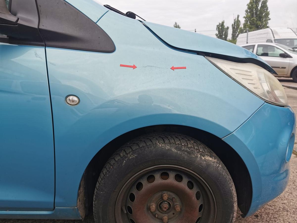 Ford KA RU8 Kotflügel Fender Seitenwand vorn rechts Scuba Blau KRATZER