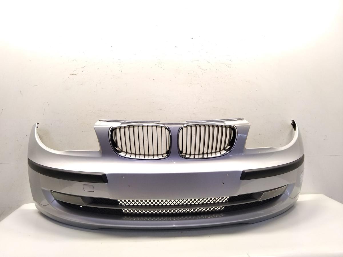BMW 1er E81 E87 original Stoßstange Stoßfänger vorn titansilber 354 LCI BJ2008