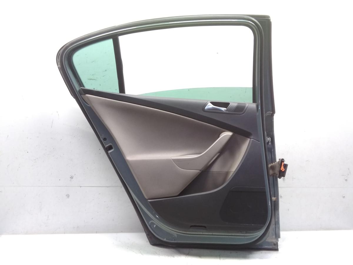 VW Passat 3C Limousine original Tür hinten links LB6S Granite Green BJ2009