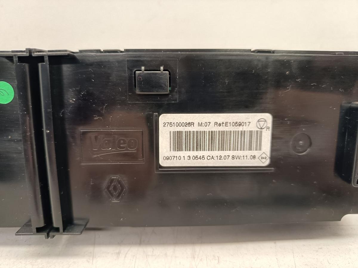 Renault Scenic III original Heizungsbet&auml;tigung Klimabedienteil 275100026R Bj 09