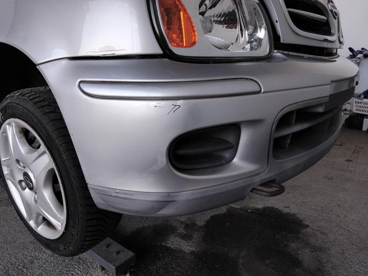 Nissan Micra K11 original Stossfänger Stoßstange vorn Facelift BJ2001 KL0 silvermetallic