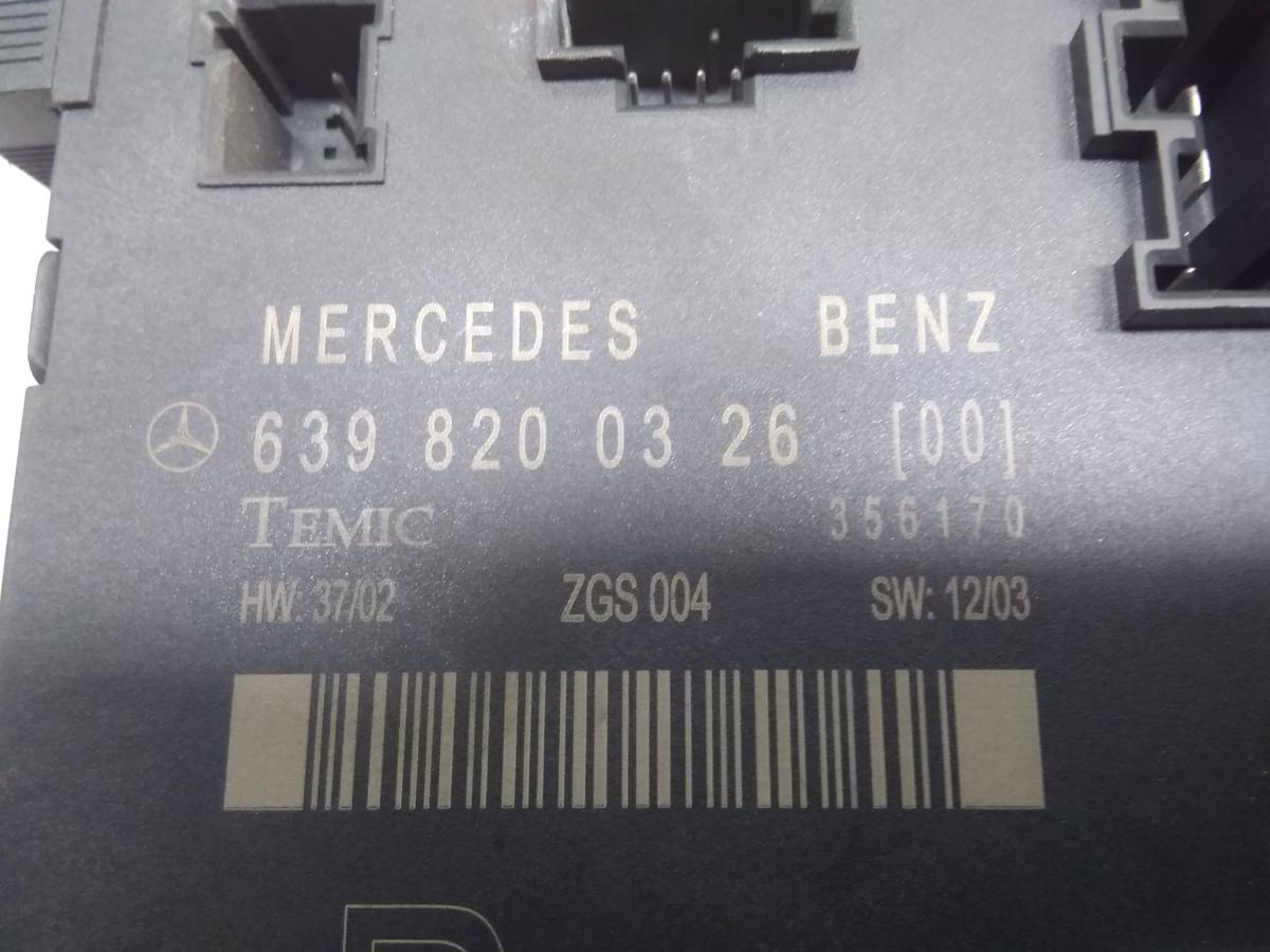 Mercedes Benz Vito 639 original T&uuml;rsteuerger&auml;t vorn rechts 6398200326 Bj.2004
