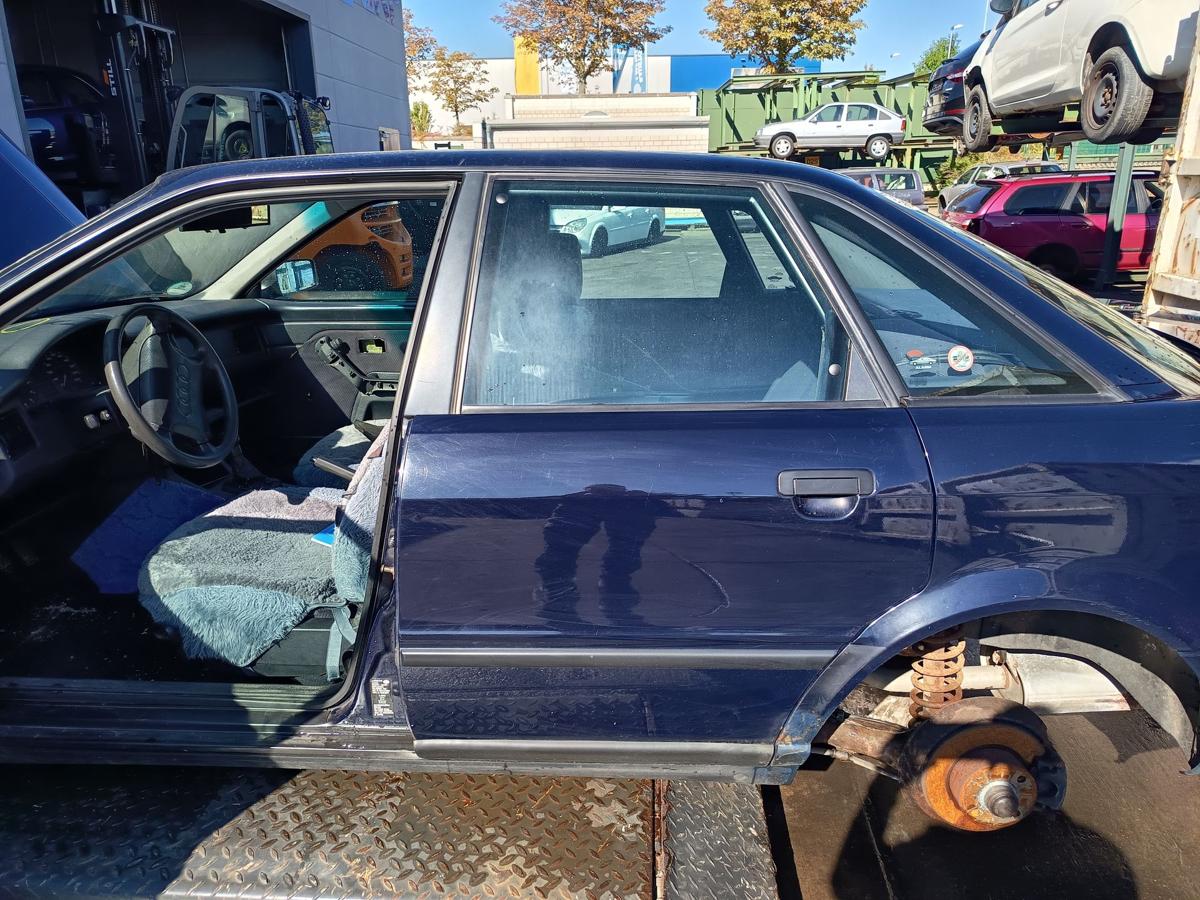 Audi 80 B4 8C original Tür hinten links Fond Limo Y5K Brilliantblau Bj 1994
