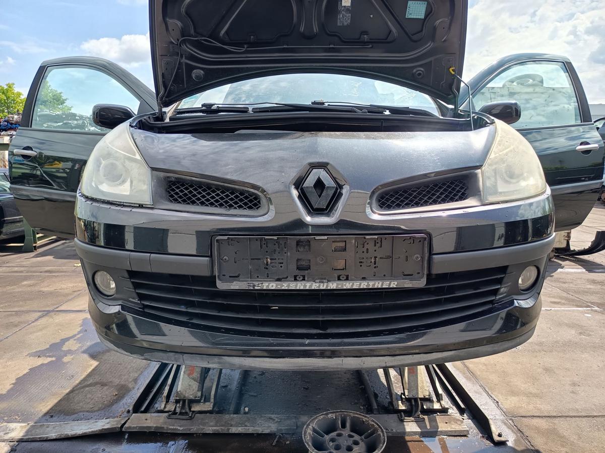 Renault Clio III original Stoßstange Fänger vorn/Front 676 Perlmuttschwarz Bj 06