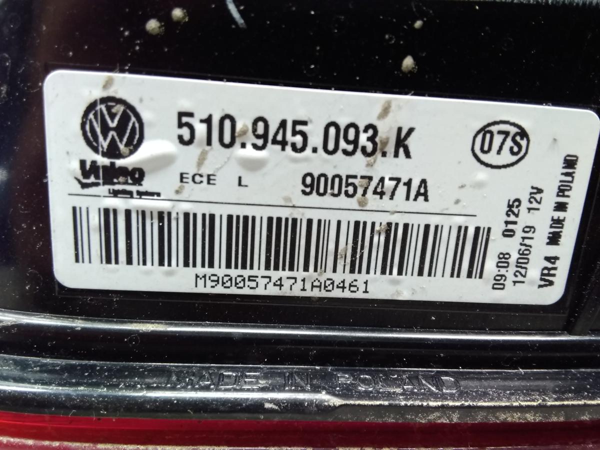 VW Golf Sportsvan original Rückleuchte Heckleuchte innen links Bj.2014