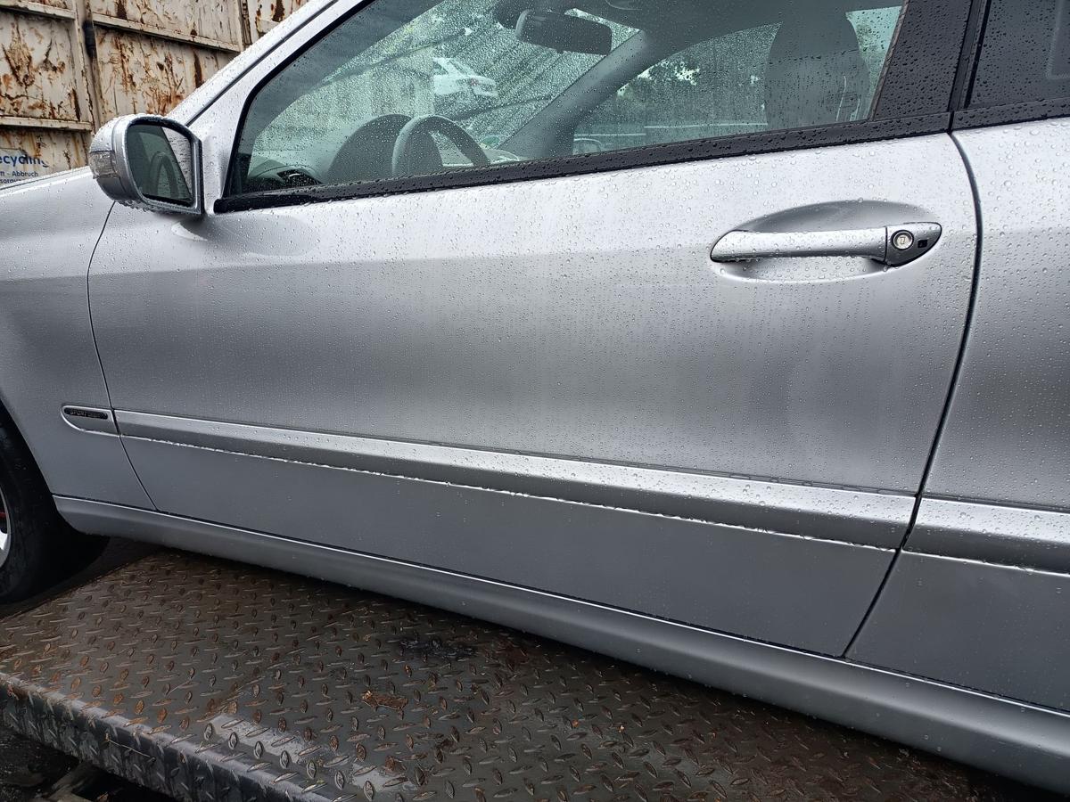 Mercedes CL203 Coupe orig Tür links Fahrertür 775 Silber Bj 2006