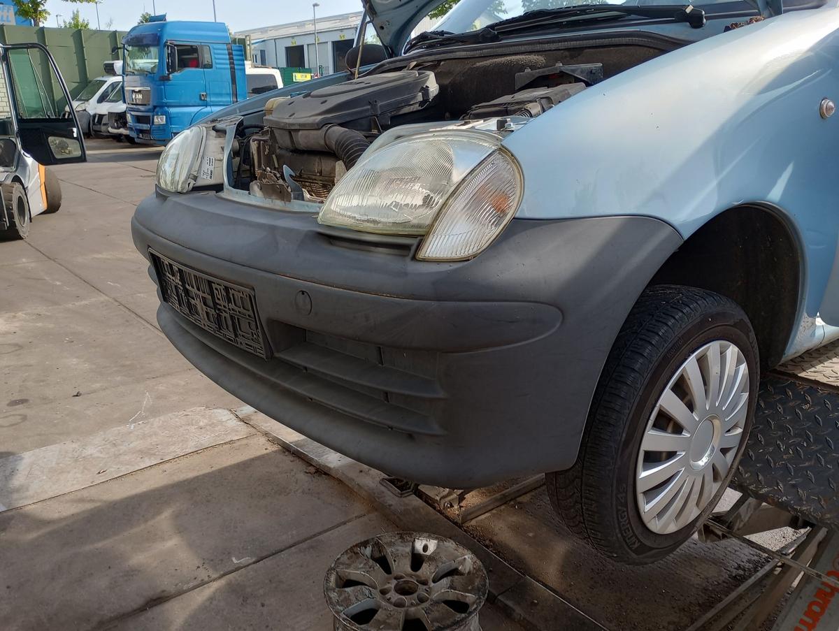 Fiat Seicento orig Stoßstange Stossfänger vorn unlackiert schwarz Bj 2003