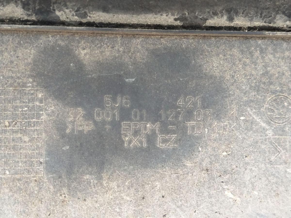 Skoda Fabia 5J Stossfänger Stossstange Bumper hinten 5 Türer 9910 schwarz