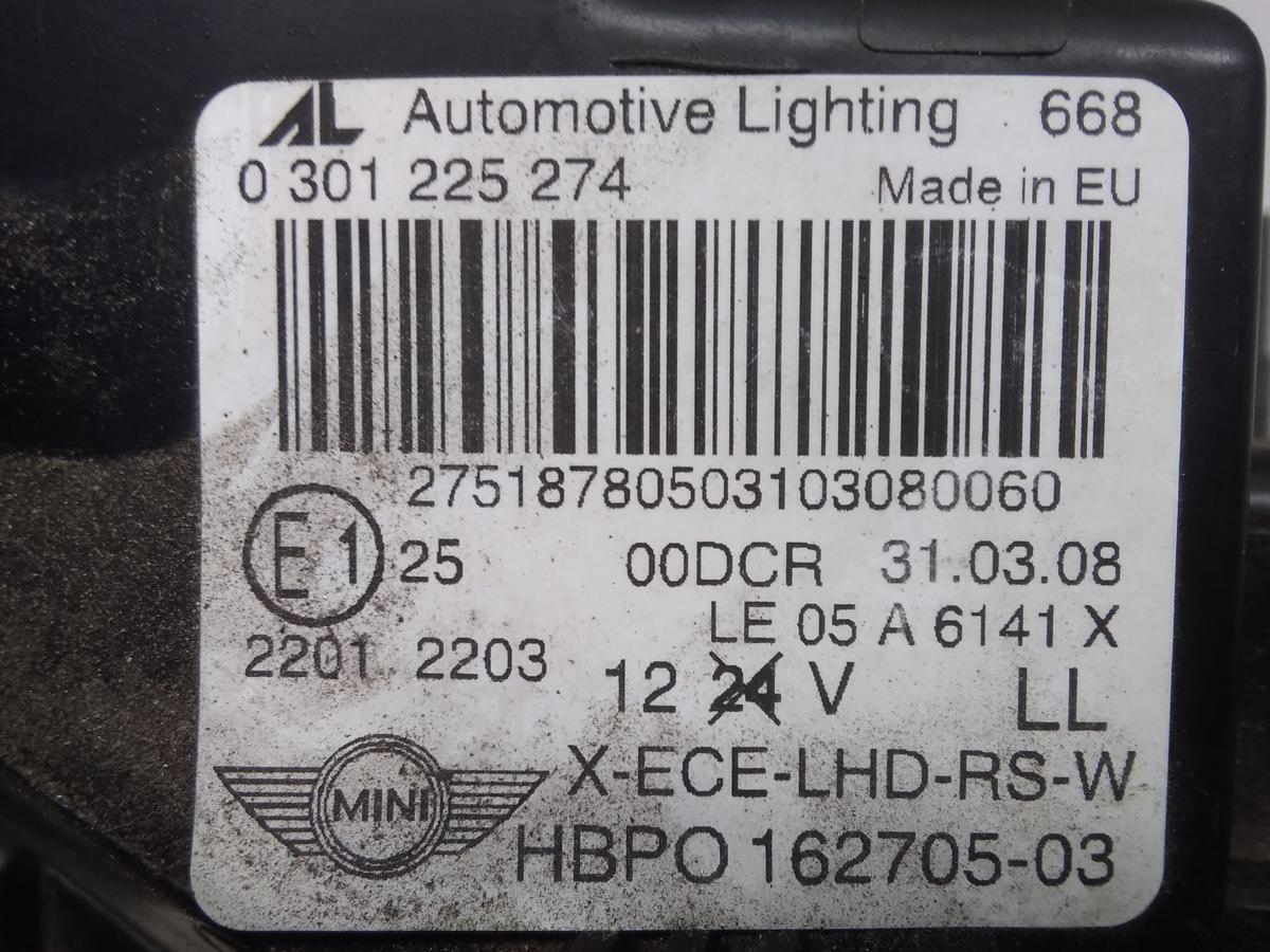 Mini One II R56 original Bi-Xenonscheinwerfer rechts Bj.2008