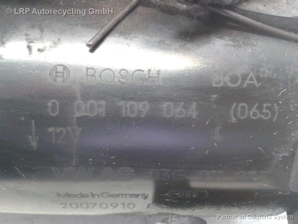 Audi A4 B7 8E BJ2007 original Anlasser Starter 0001109064 BOSCH