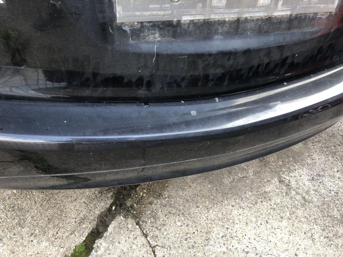 Opel Meriva B Stoßfänger hinten Heckschürze ohne PDC 2HU Saphirschwarz Bilder
