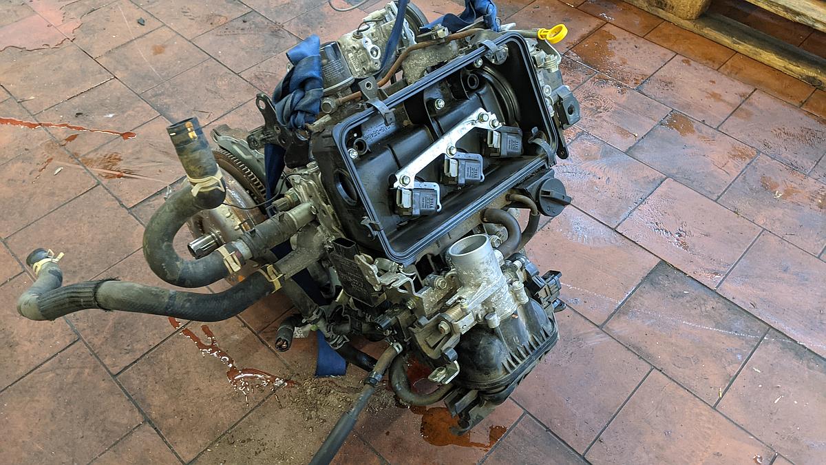 Daihatsu Cuore L2 03-07 Motor Engine 1,0 43kw EJ-VE für Automatikgetr