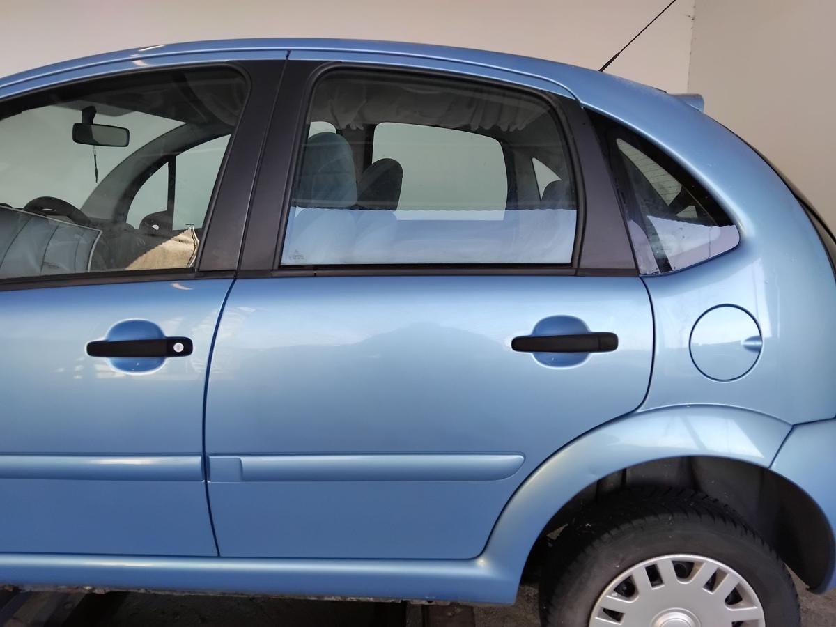 Citroen C3 T&uuml;r hinten links KMY Lucia Blau Metallic BJ2005
