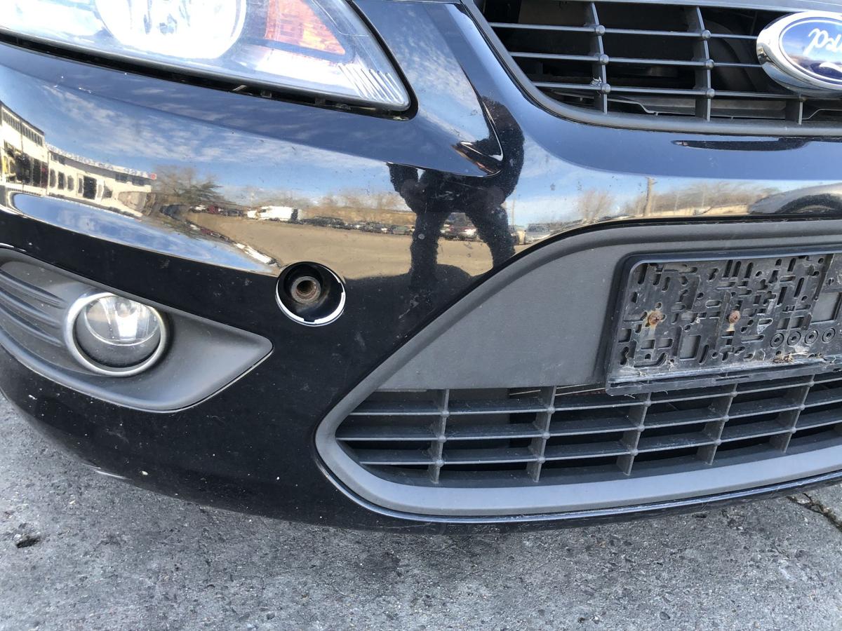 Ford Focus DA3 ab07 Sto&szlig;f&auml;nger vorn Frontsch&uuml;rze Nebel Kratzer Pantherschwarz