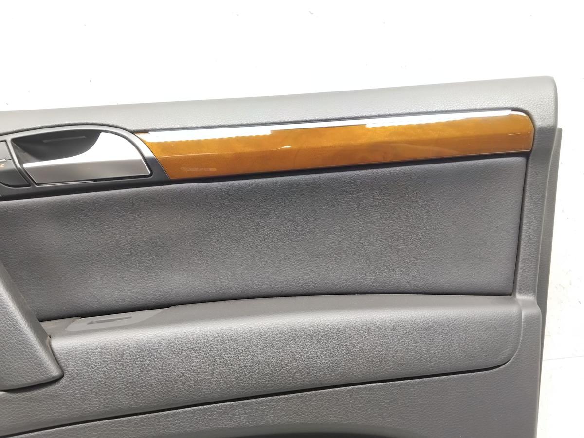 Audi Q7 4L original T&uuml;rverkleidung T&uuml;r vorn rechts BOSE Kunstleder Soul schwarz