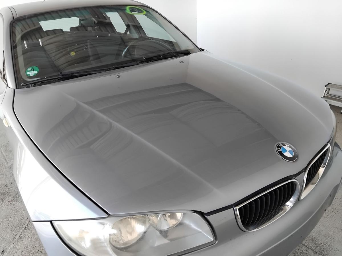 BMW 1er E81 E87 original Motorhaube Deckel vorn A18 Quarzblau Metallic BJ2006