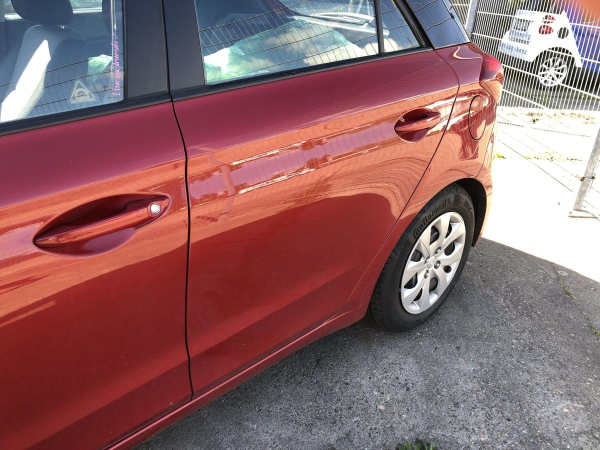 Hyundai i20 GB T&uuml;r hinten links Fondt&uuml;r nur 5 t&uuml;rer im Rohbau Passion Red OR