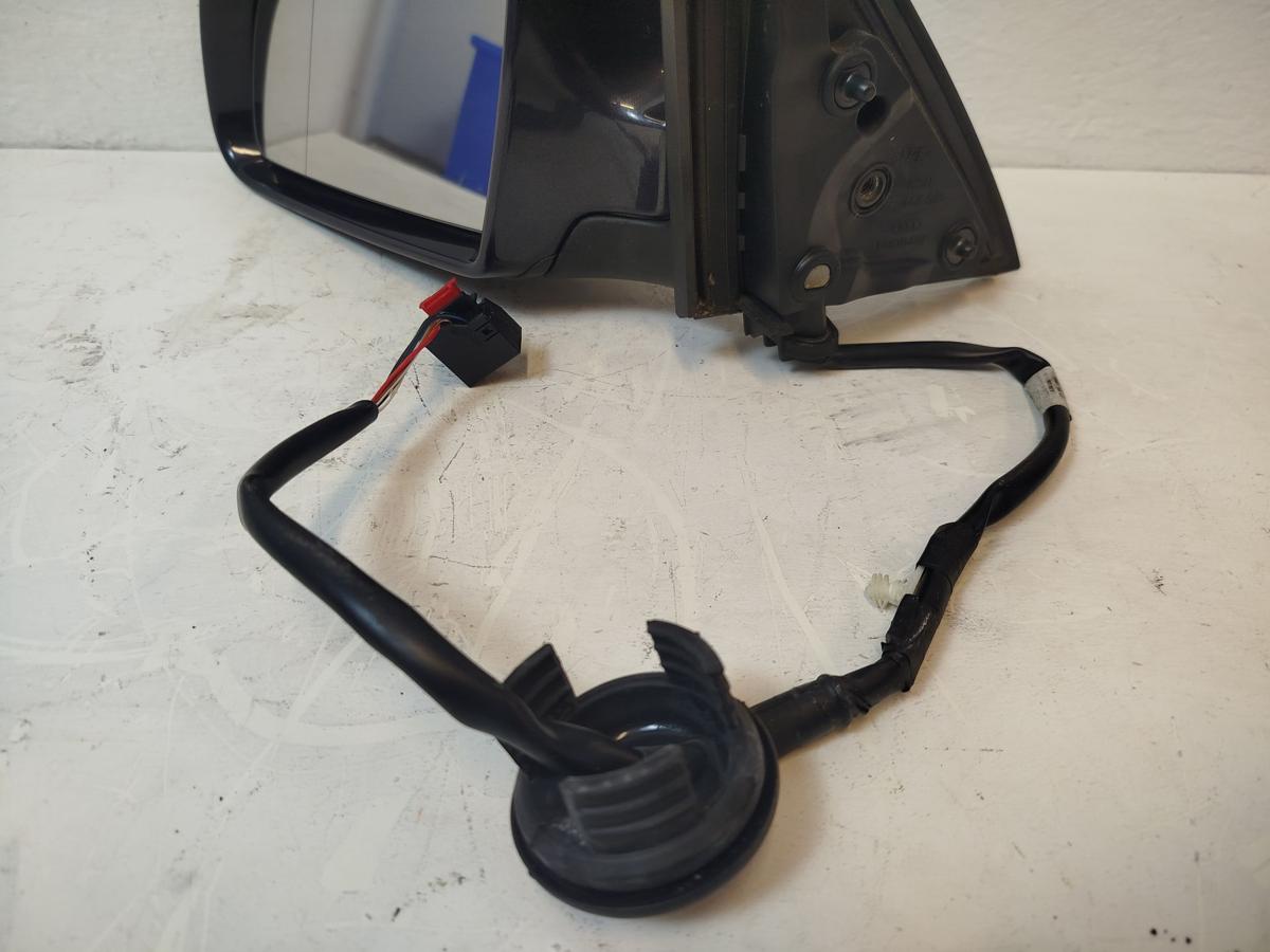 Audi A6 4F Aussenspiegel R&uuml;ckspiegel Spiegel links elektr LZ7Q Austerngrau met