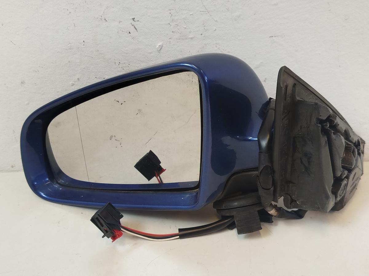 Audi A3 8P Aussenspiegel links Spiegel Seitenspiegel elek LZ5C Mauritius Blau