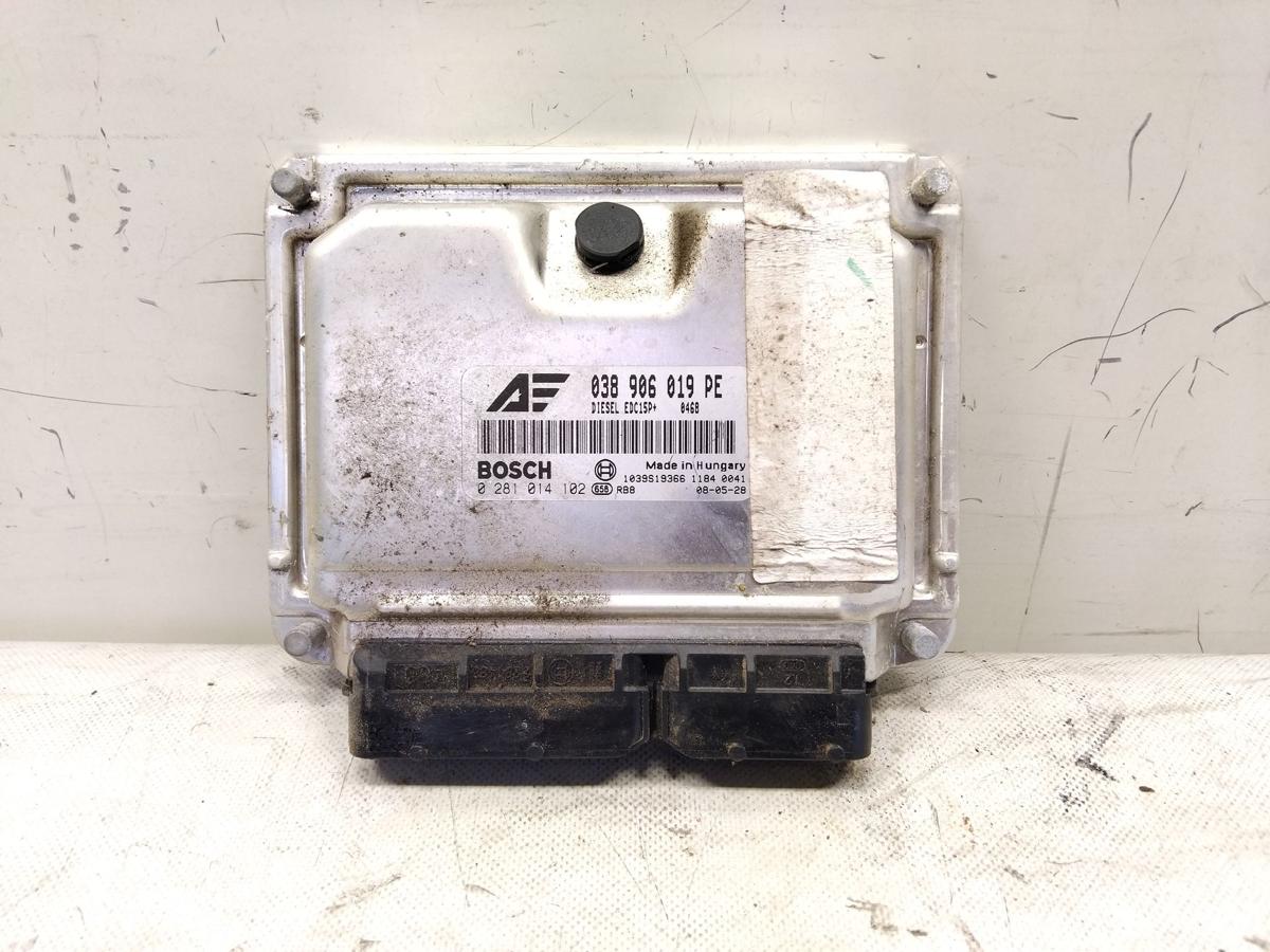 VW Sharan 7M original Steuerger&auml;t Motor 038906019PE 1.9TDI 85kw BVK BJ2008