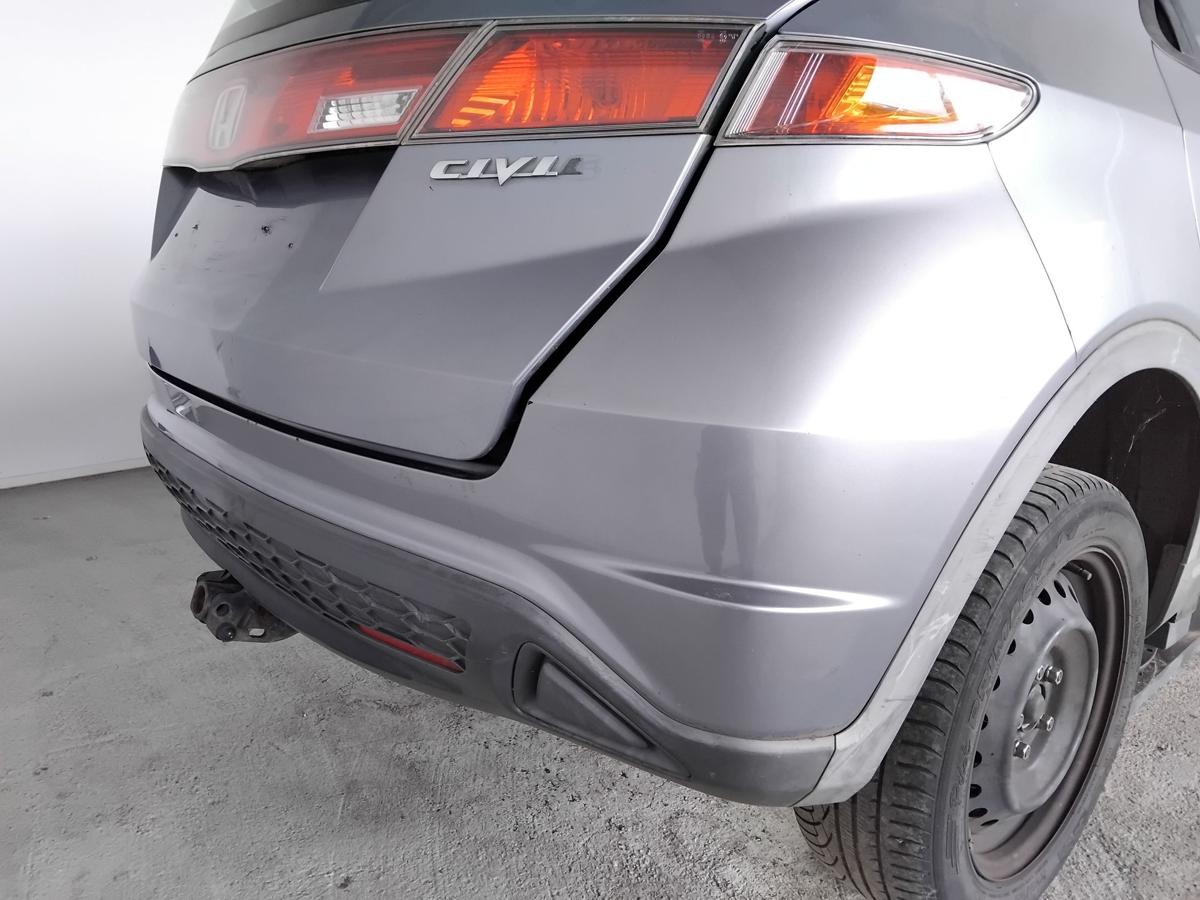 Honda Civic VIII FK orig.Stoßstange Stoßfänger hinten 5türig BJ2008 B538M New Bluish Silver