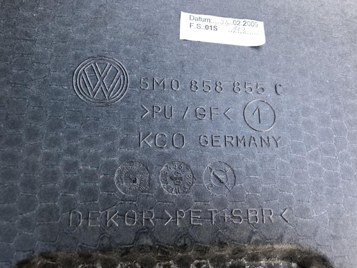 VW Golf Plus 2 II 5M Kofferraumboden Bodenbelag Oberteil OEM Ladeboden