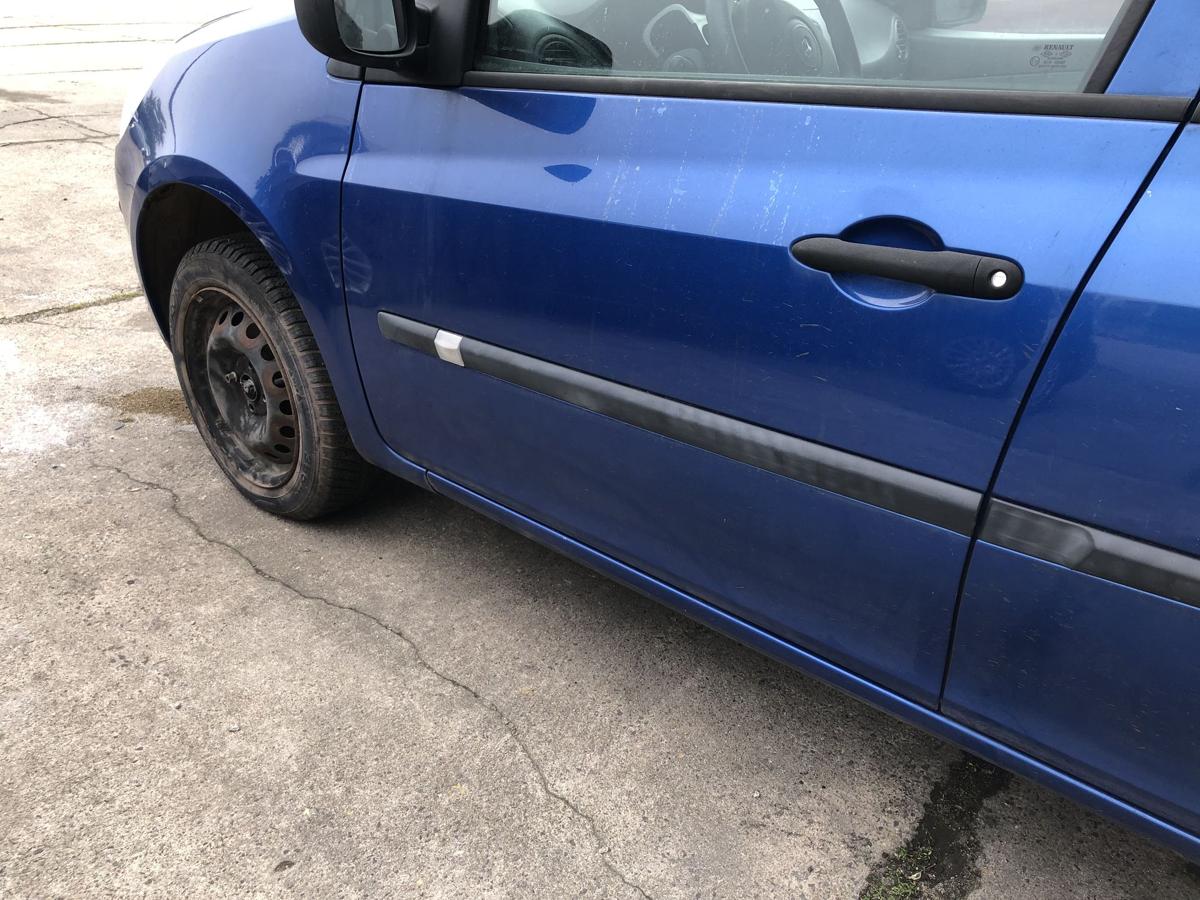 Renault Clio 3 Typ BR T&uuml;r vorn links Fahrert&uuml;r im Rohbau TERNA Blue 5-t&uuml;rig