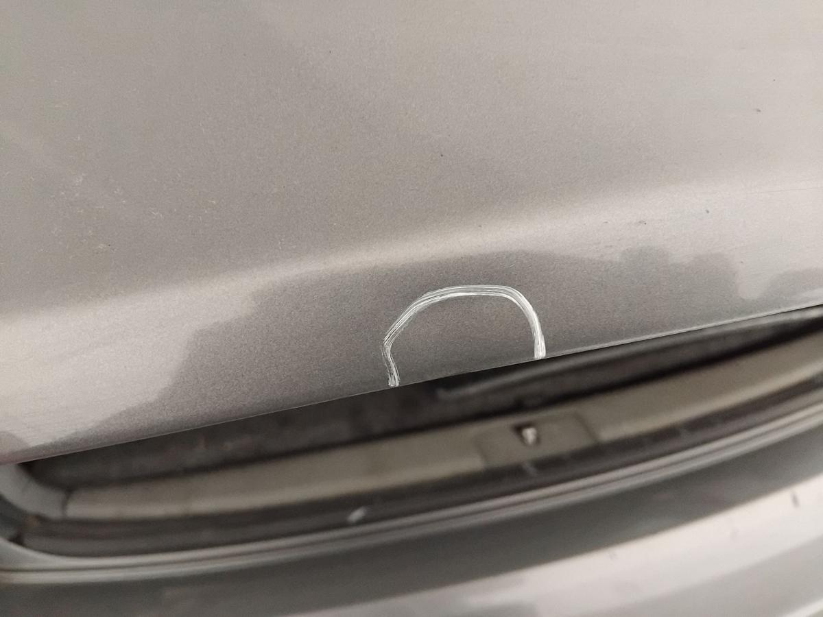 VW Golf Plus 5M Heckklappe LA7T unitedgrey mit Heckscheibe BJ2006