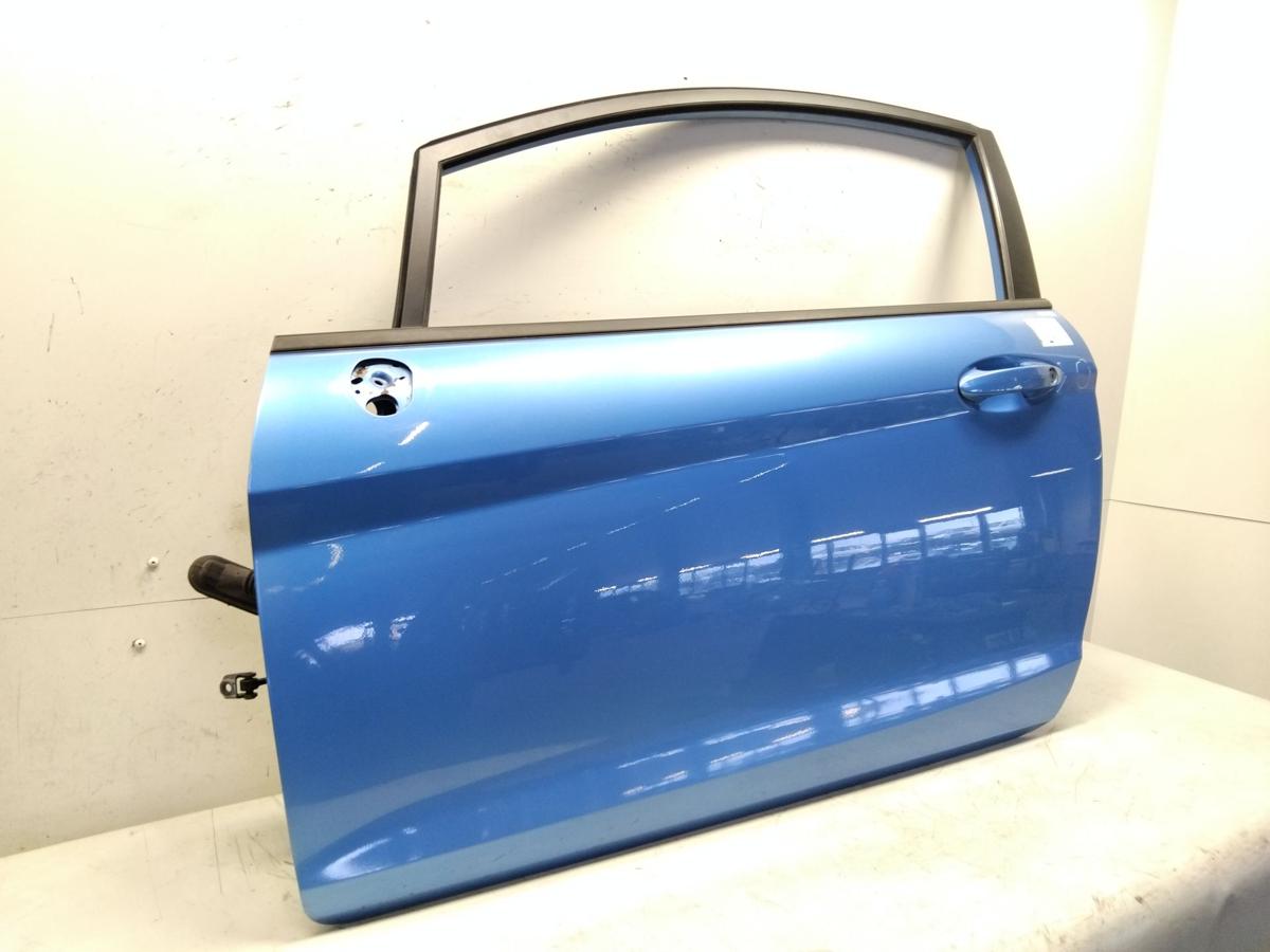Ford Fiesta JA8 Tür vorn links Fahrertür 3-Türer visionblaumetallic BJ2010