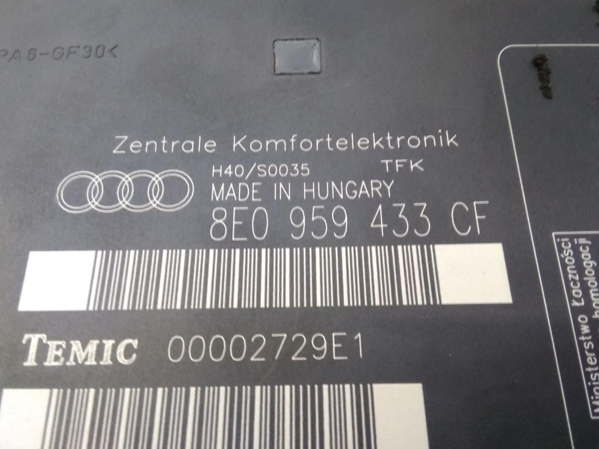 Audi A4 8E B7 original Komfortsteuerger&auml;t Zentrale Komfortelektronik Bj.2006