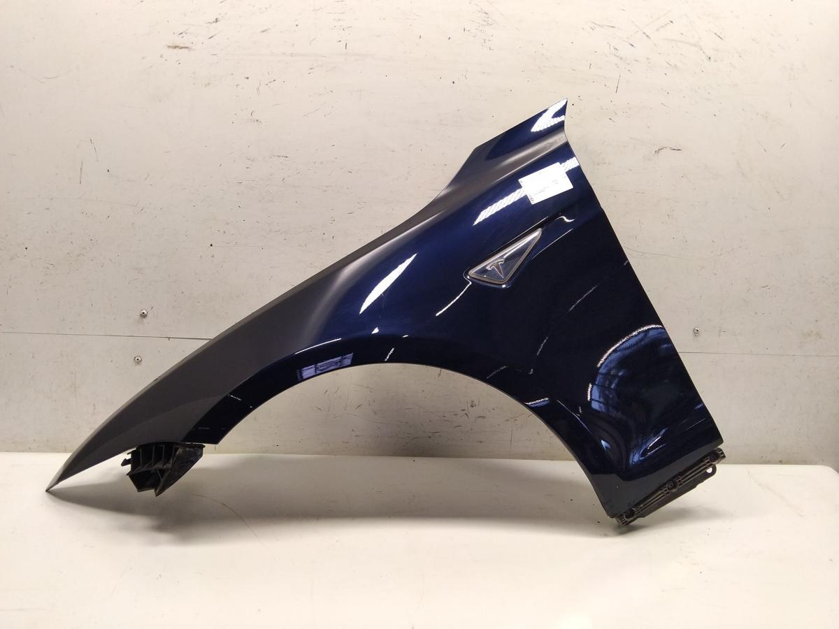 Tesla Model S original Kotfl&uuml;gel vorn links PMMB pacificblue BJ2014