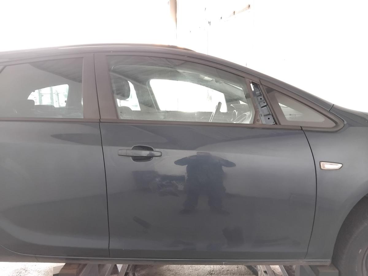 Opel Astra J Tür vorn rechts Beifahrertür 5-türig Anrostung BJ2011 Z22A ozeanblaumetallic